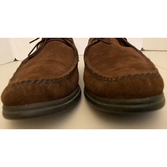 Peter Millar Crowders Suede Lace Up Shoes 12M Casual Non-Slip Comfort Slip-On - Picture 7 of 14